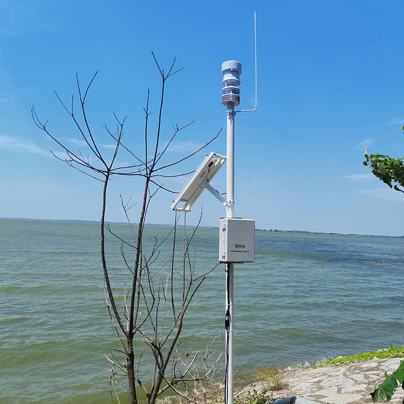 Shengjin Lake hydrometeorological station project in Dongzhi County, Anhui Province