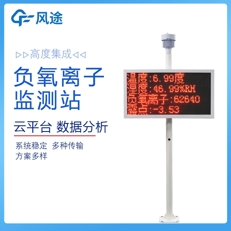 在線負氧離子監測系統介紹