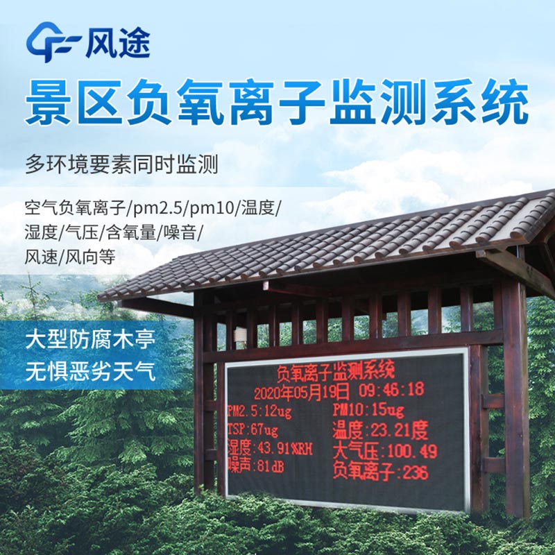 生態景區負氧離子監測系統介紹