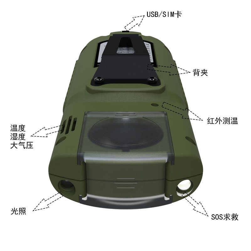 自然災(zāi)害救援能力提升工程便攜式氣象儀產(chǎn)品外觀圖2