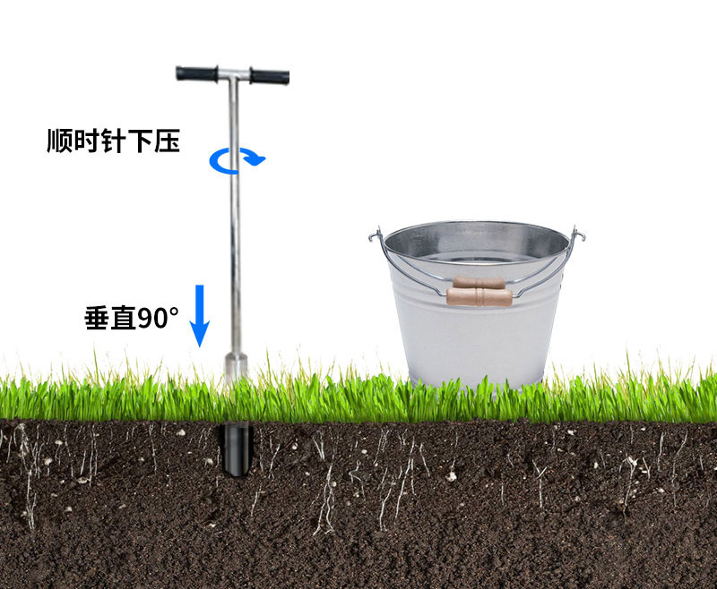 土壤墑情自動監測系統安裝之鉆孔法